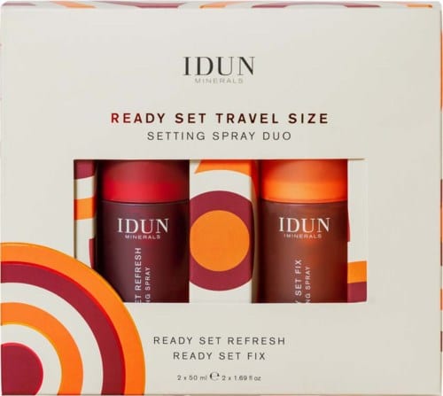 IDUN Minerals Ready Set Setting Spray Travel Size Duo
