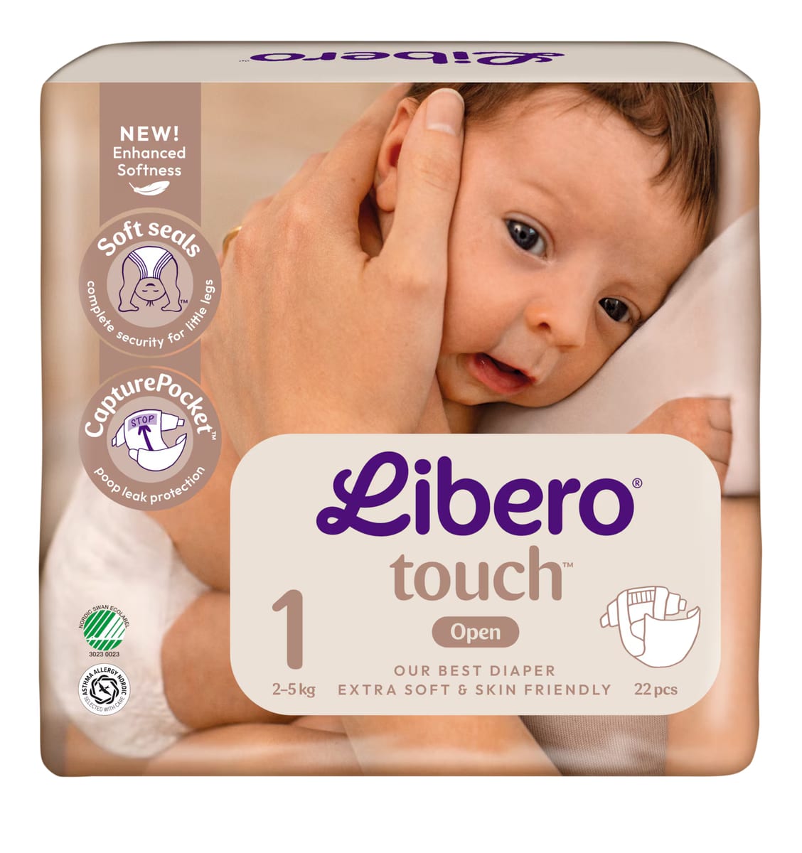 Libero Touch öppen blöja