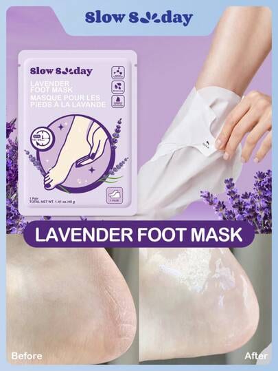 SlowSunday Lavender Foot Mask