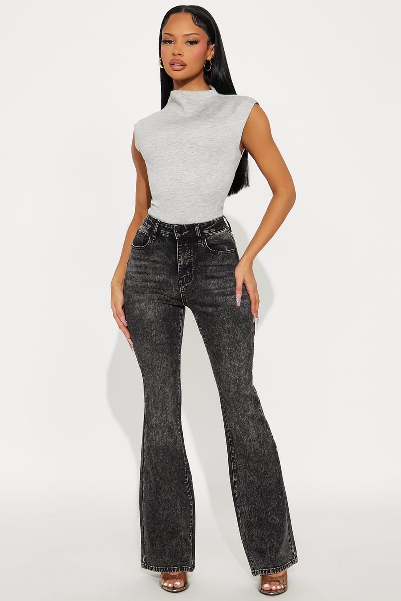 Fashion Nova Gemma Sculpting Stretch Flare Jeans