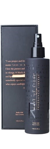 Make Up Store Body Mist Less is More