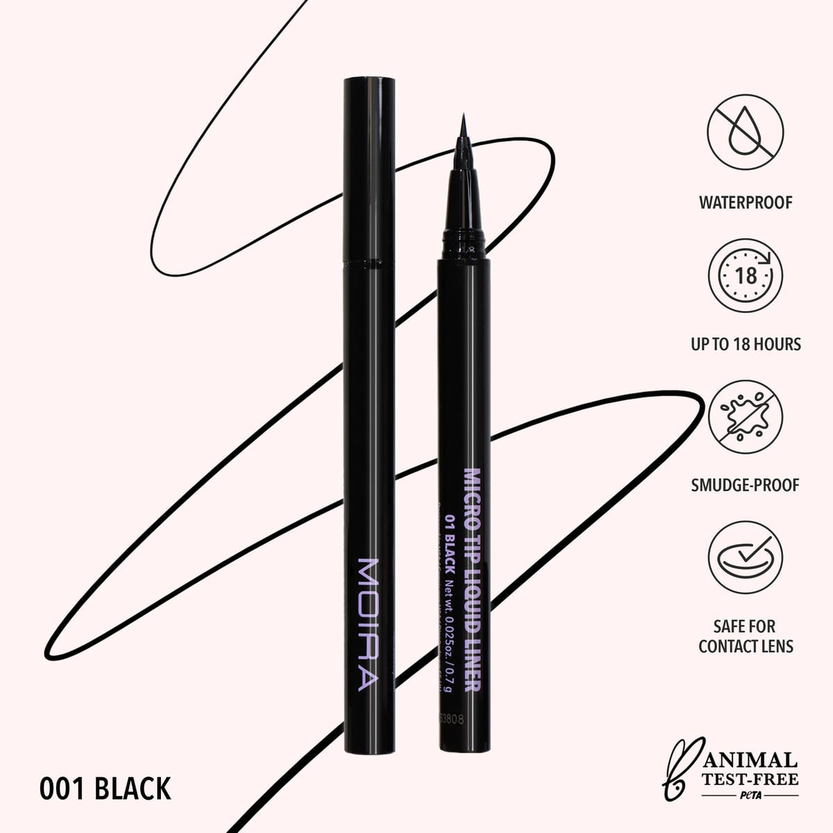 MOIRA Cosmetics Micro Tip Liquid Liner