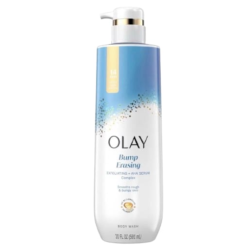 Olay Bump Erasing Exfoliating Body Wash with AHA Serum Complex