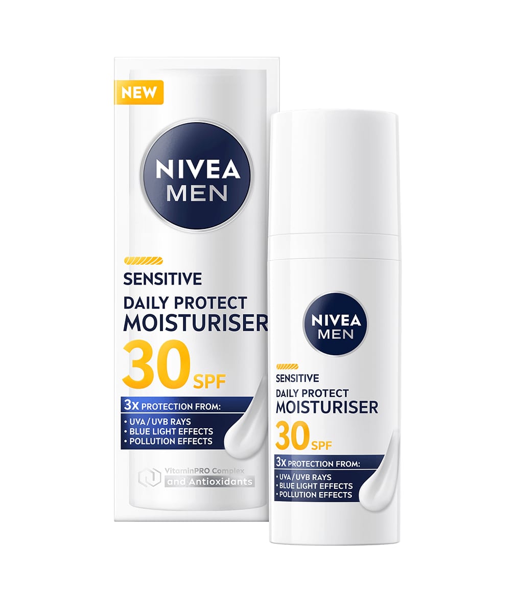 NIVEA MEN Sensitive Daily Protect Moisturiser SPF 30