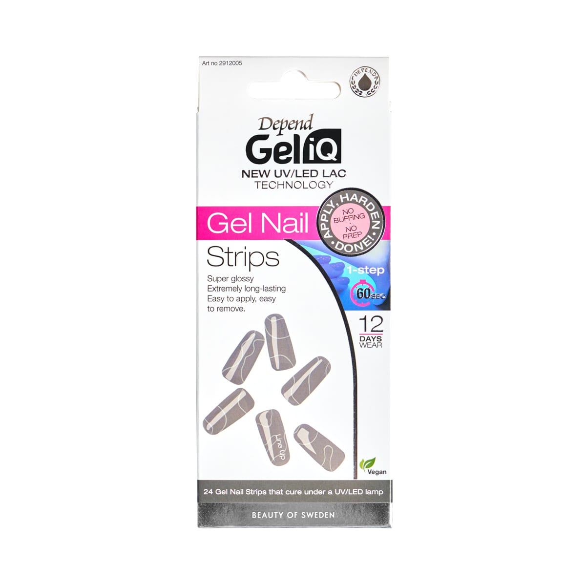 Depend Cosmetic Gel iQ Gel Nail Strips