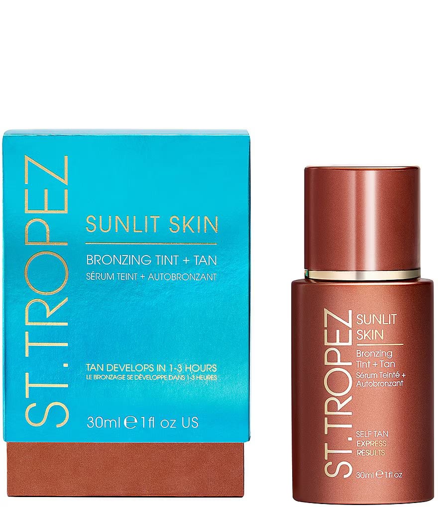St. Tropez Sunlit Skin Bronzing Tint Self-Tan Face Serum