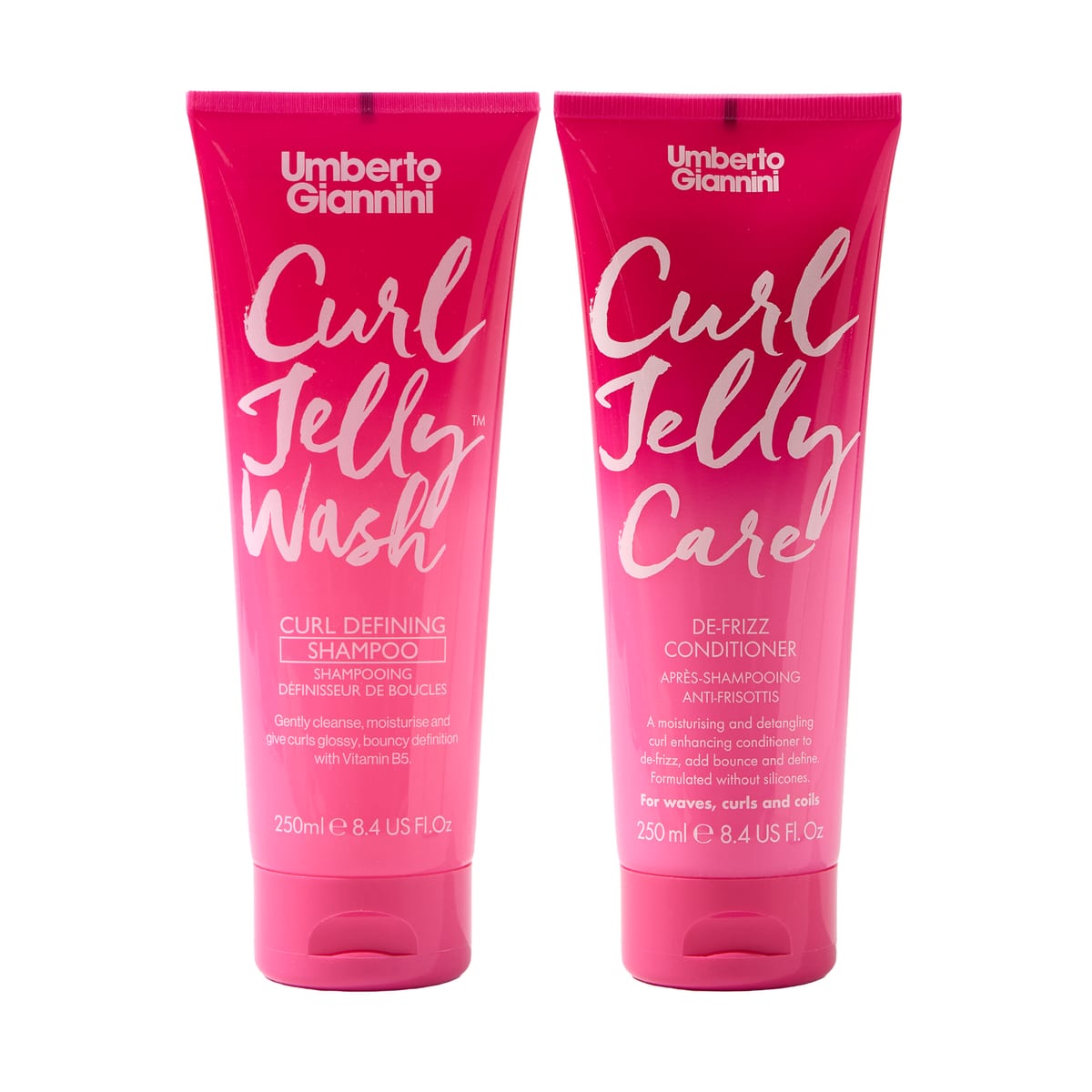 Umberto Giannini Curl Jelly Wash Shampoo & Care Conditioner Duo