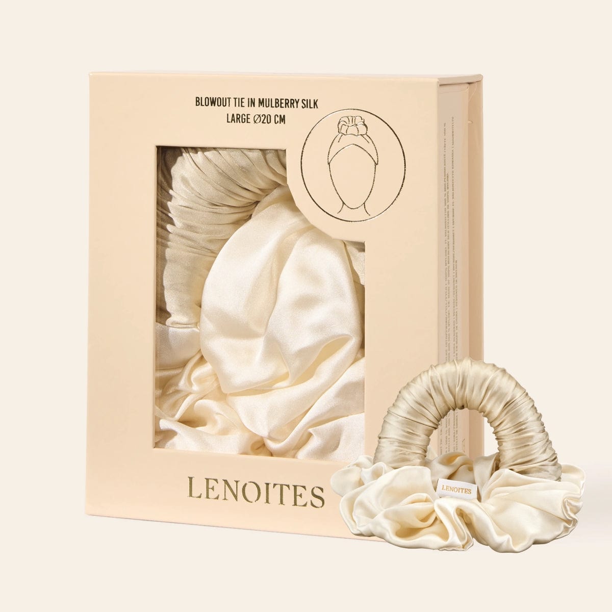Lenoites Blowout Tie in Mulberry Silk