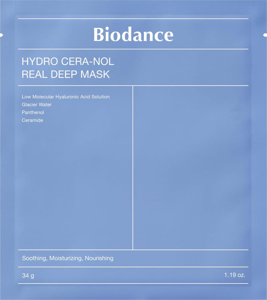 Biodance Hydro Cera-nol Real Deep Mask