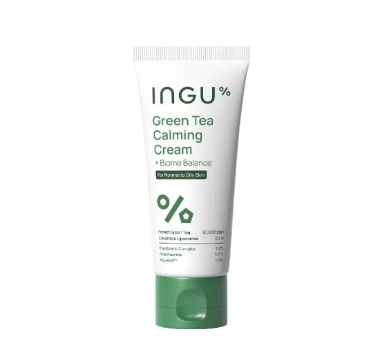 INGU Green Tea Calming Cream +Biome Balance