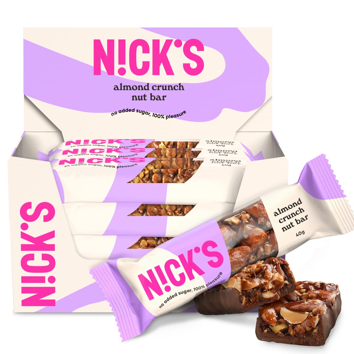 N!CK'S Almond Crunch Nut Bar
