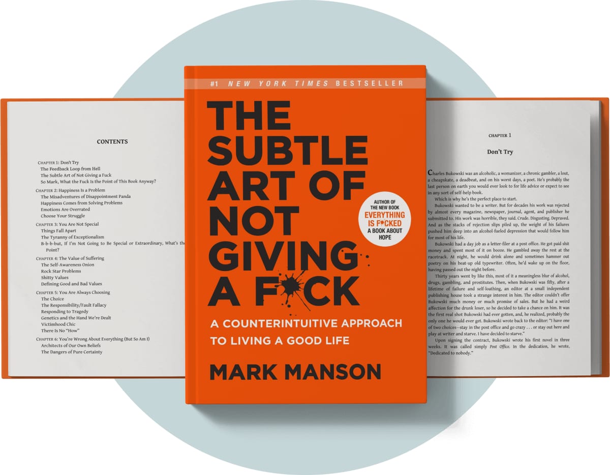 Mark Manson The Subtle Art of Not Giving a F*ck