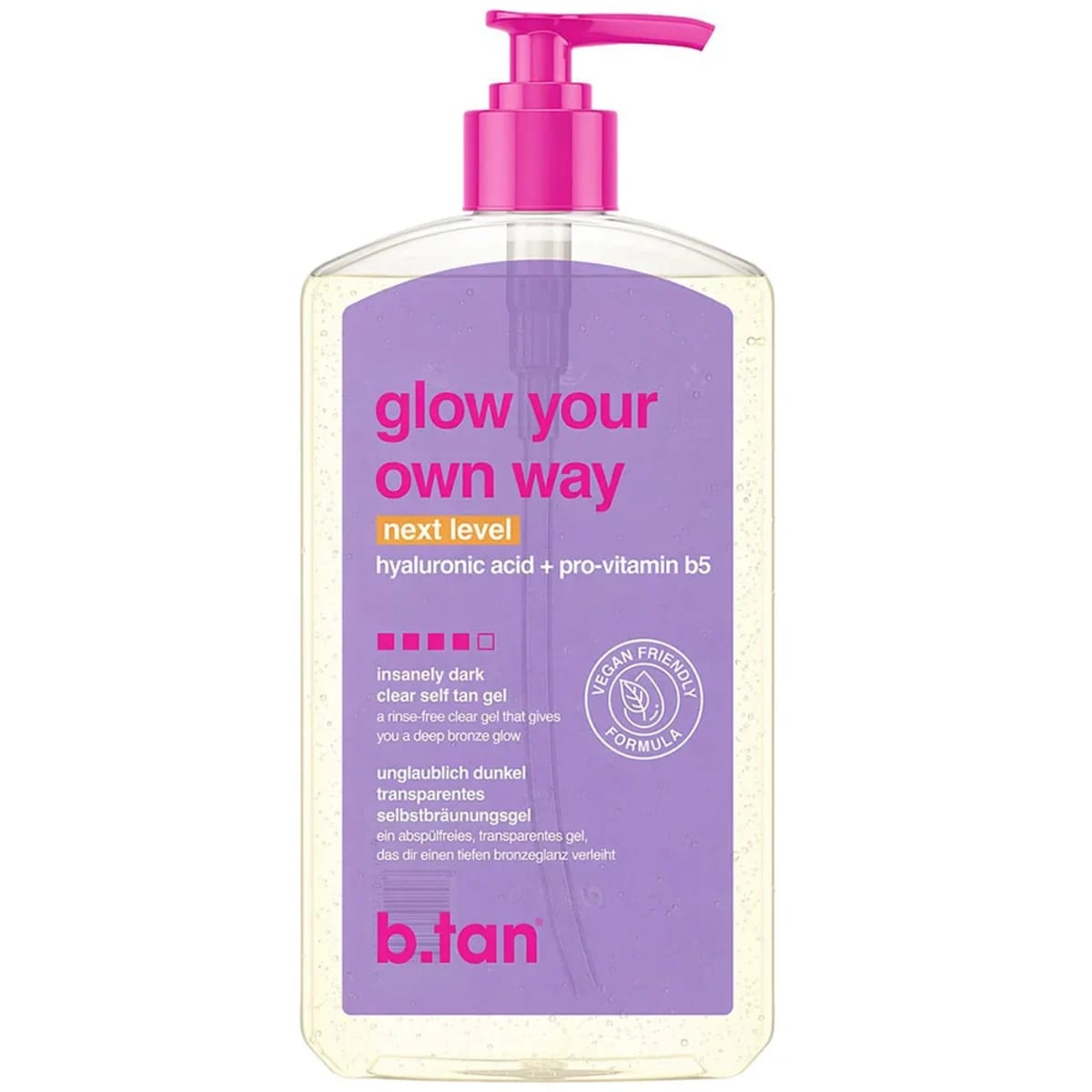 B.tan Glow Your Own Way Clear Self Tan Gel Next Level