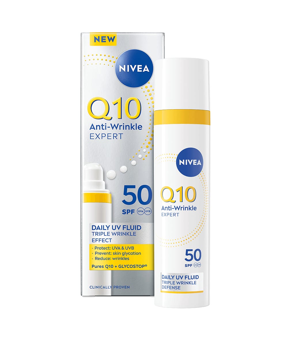 NIVEA Q10 Anti-Wrinkle EXPERT DAILY UV FLUID SPF50