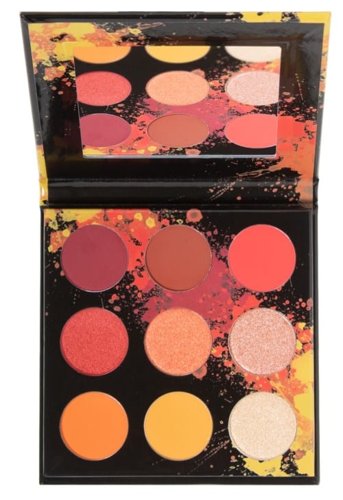 GlossGods Cosmetics Creators Collection Incendio Eyeshadow Palette