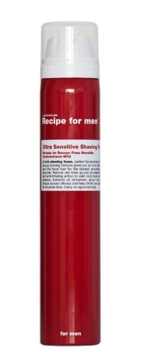 Recipe for Men Ultra Sensitive Shaving Foam