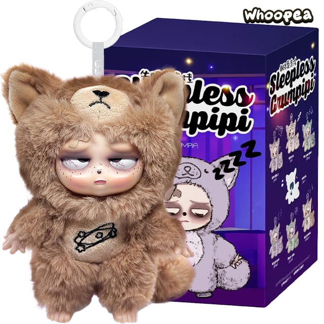 Whoopea Sleepless Grumpipi Series Plush, Blind Box