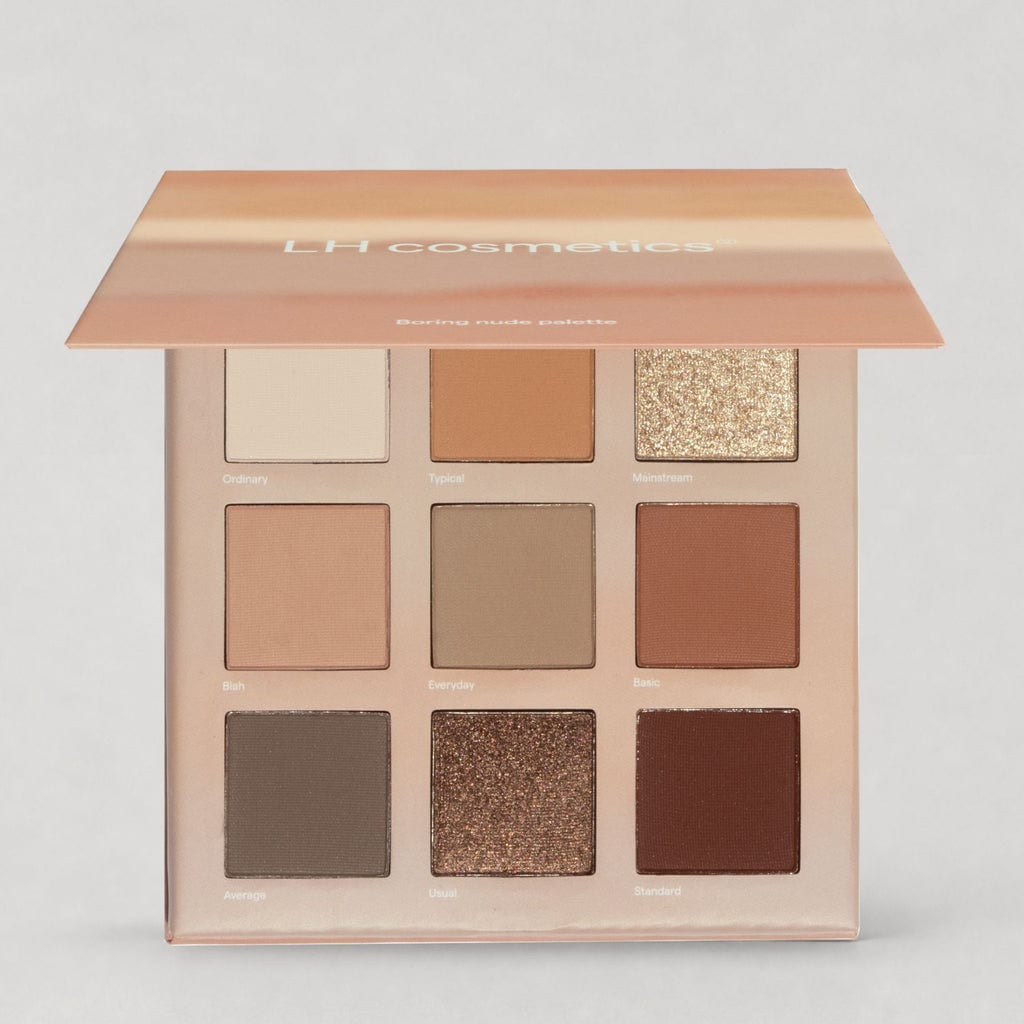 LH cosmetics Boring Nude Palette