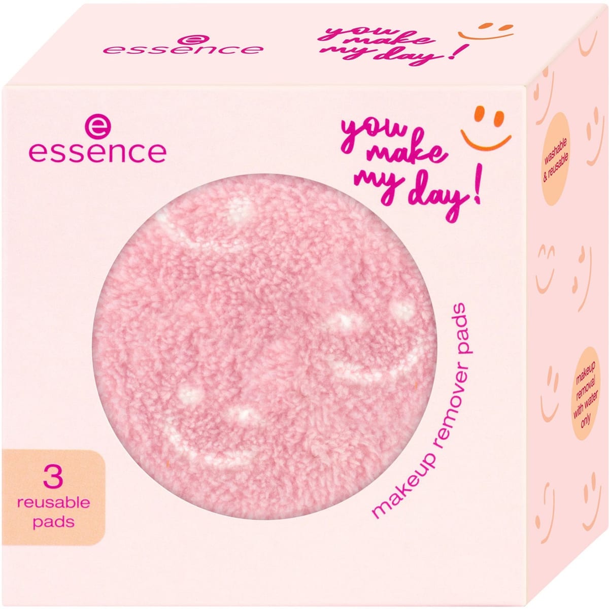 essence you make my day! makeup remover pads