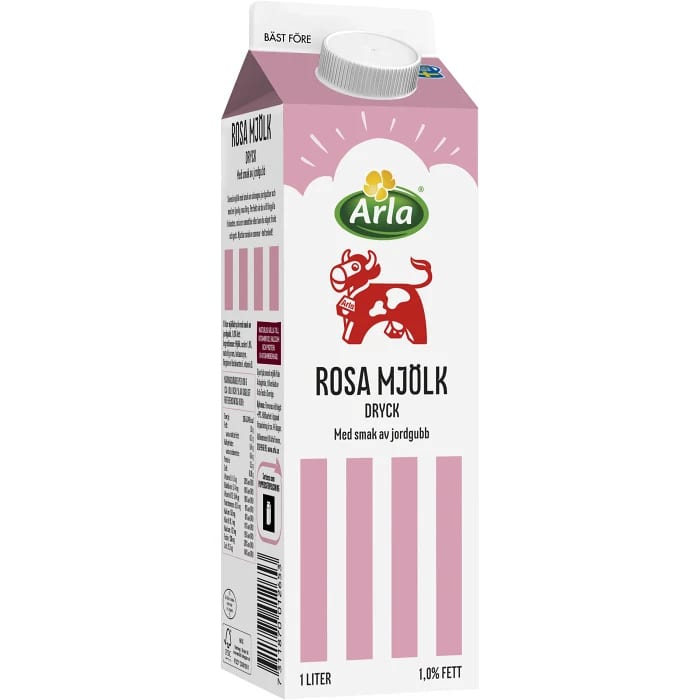 Arla Ko Mjölkdryck Jordgubb 1%