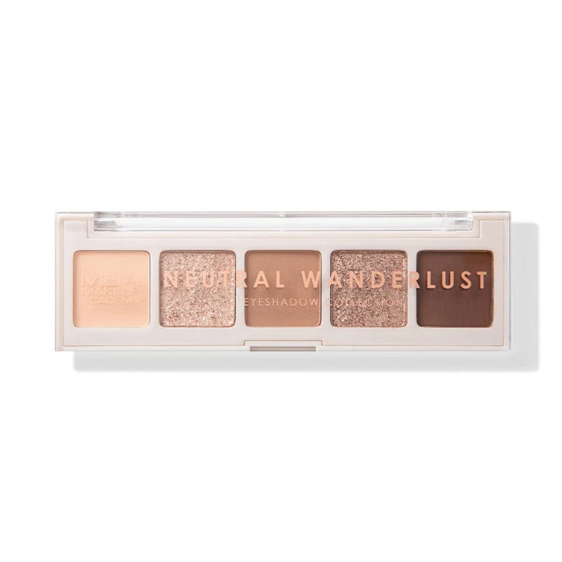 MUA Makeup Academy 5 Shade Eyeshadow Palette - Neutral Wanderlust