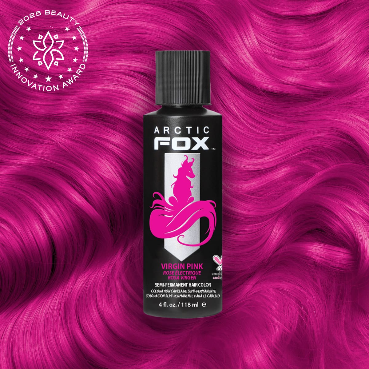 Arctic Fox Virgin Pink Hair Dye