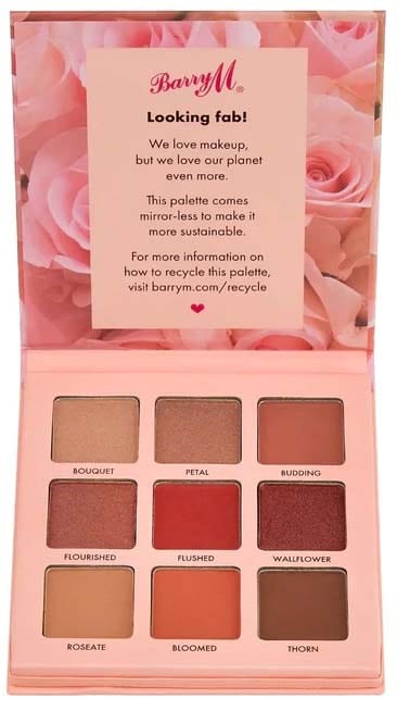 Barry M Rose Tinted Eyeshadow Palette
