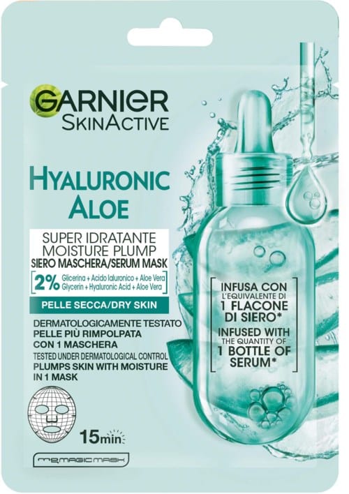 Garnier Skin Active Moisture Bomb Sheet Mask Hyaluronic Acid & Aloe Vera