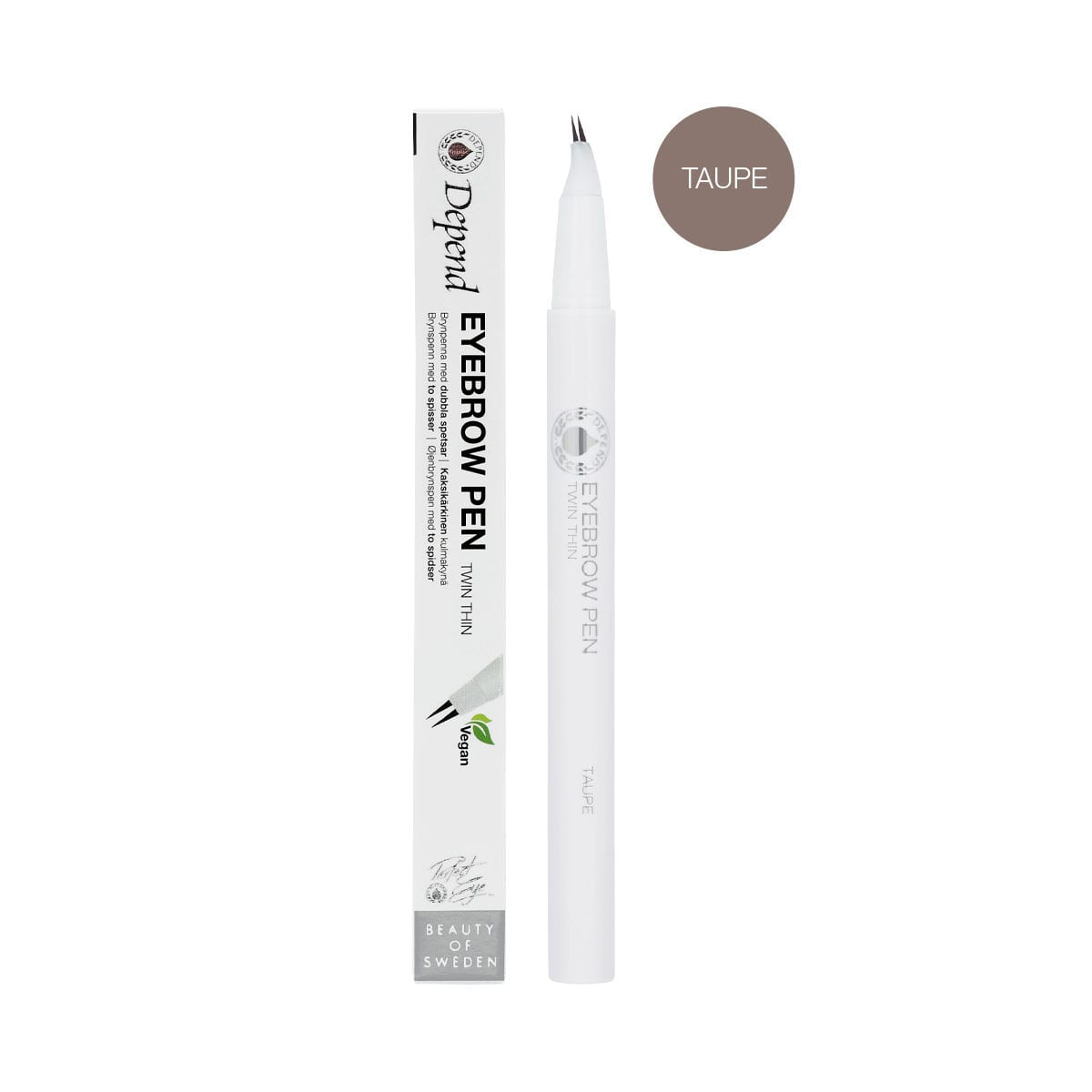 Depend Cosmetic Eyebrow Pen Twin Thin