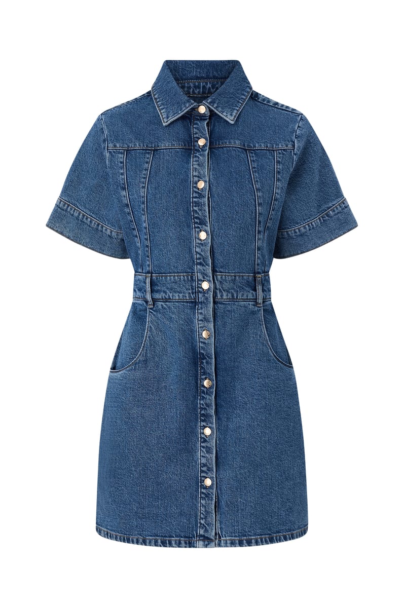 Jessica Frej x Ellos Jeansklänning Fig