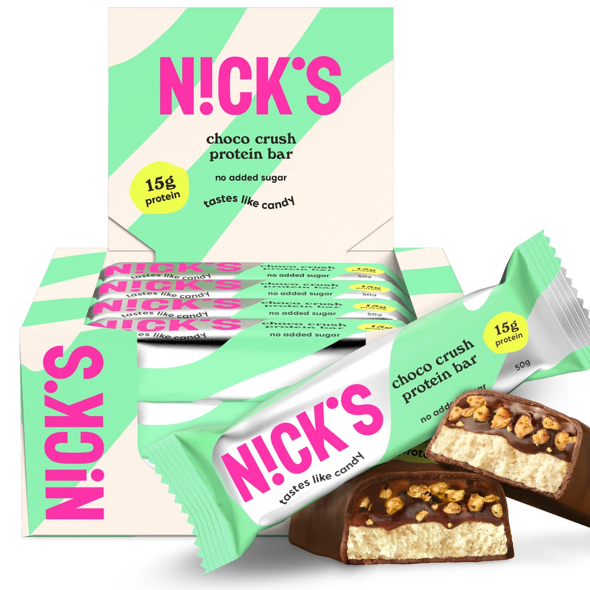 NICK'S Protein bar choco crush