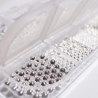 Miss Fancy Caviar Beads Silver