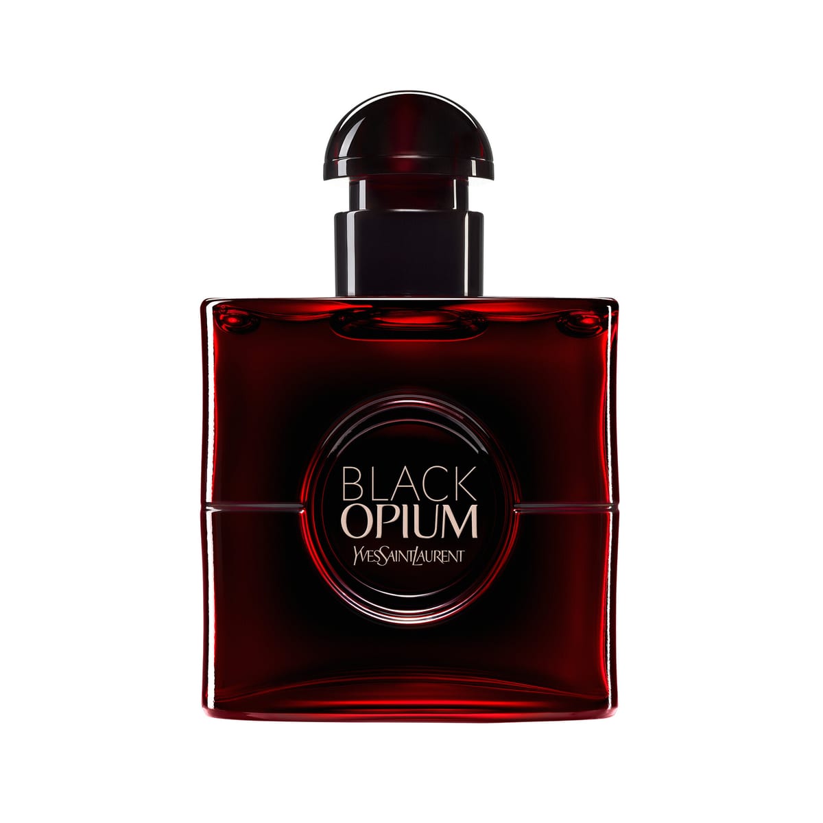 YSL Beauty Black Opium Eau de Parfum Over Red
