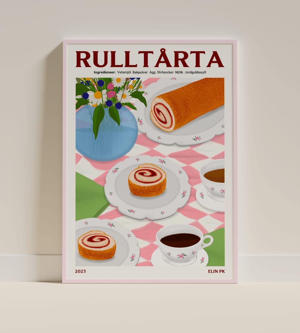 Elin PK Rulltårta print