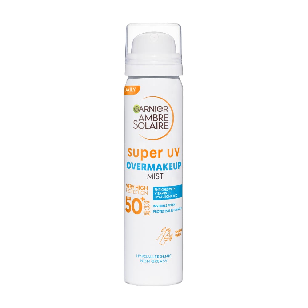 Garnier Ambre Solaire Super UV Over Makeup Mist Hyaluronic Acid SPF50+