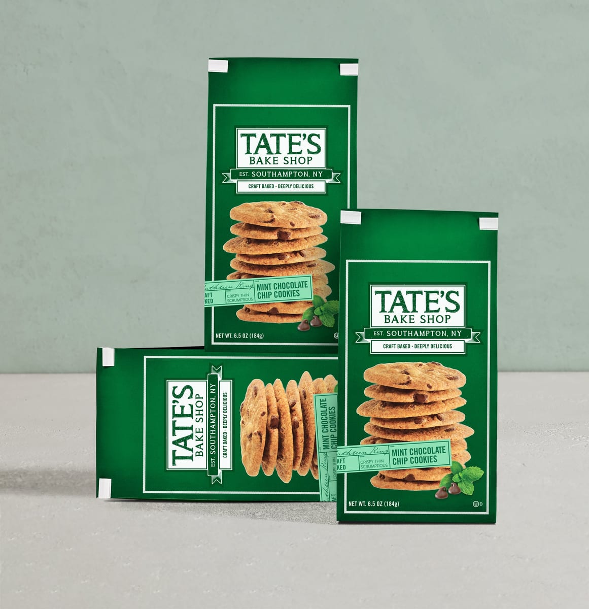 Tate's Bake Shop Mint Chocolate Chip Cookies