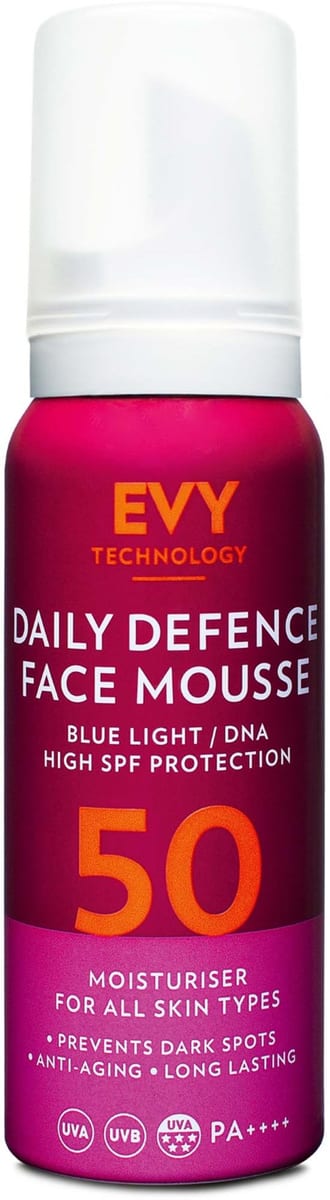 EVY Technology Daily Defense Face Mousse SPF50