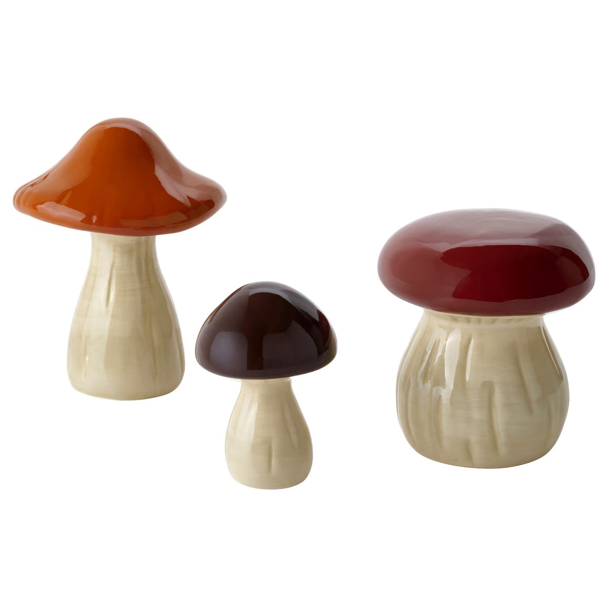 IKEA HÖSTAGILLE Dekoration, set om 3, svamp