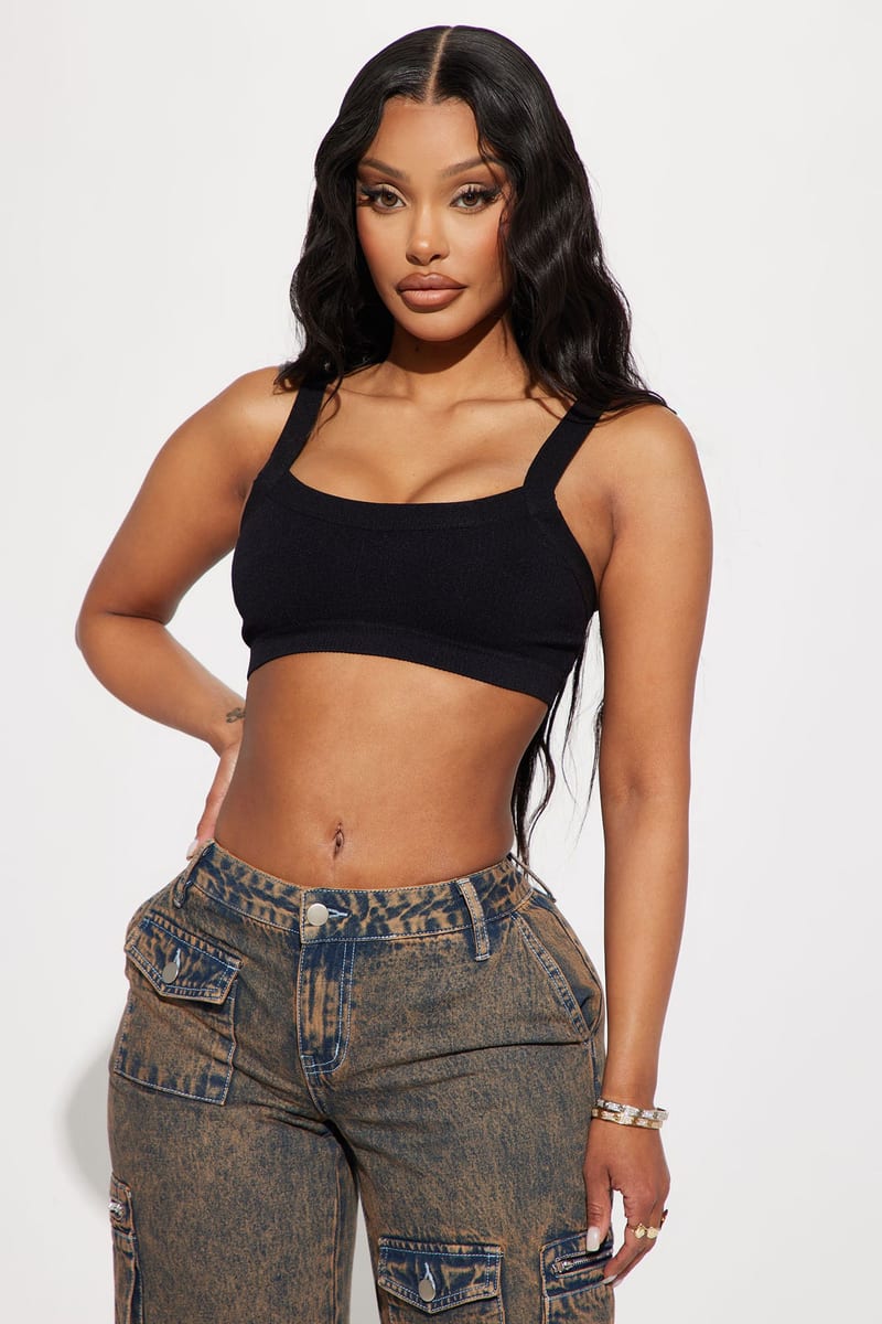 Fashion Nova Clarise Seamless Crop Top