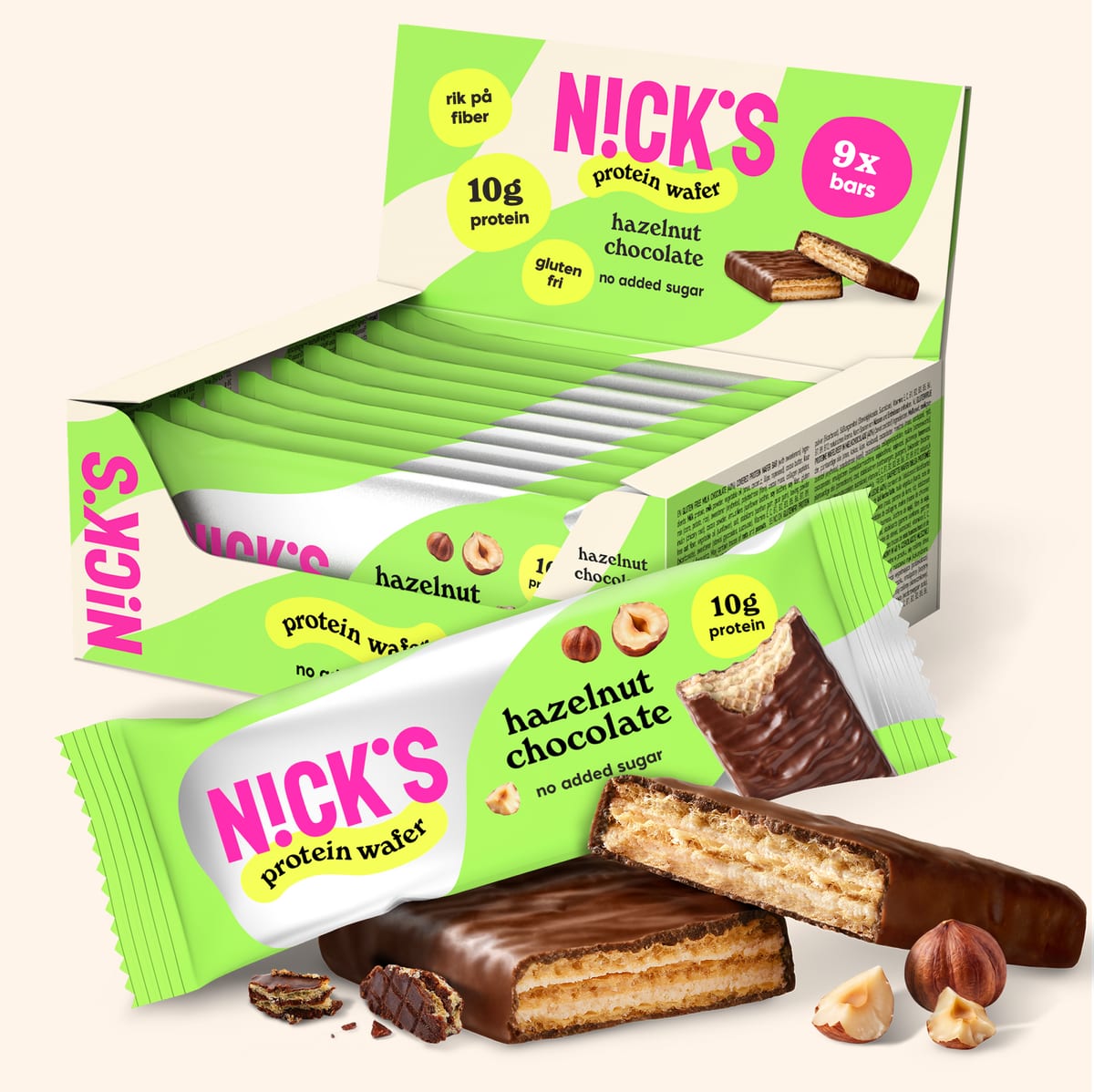 N!CK'S Protein wafer hazelnut