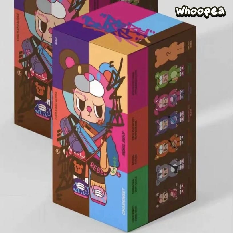 REBEL BEAR Find a Bag Series Vinyl Plush Blind Box