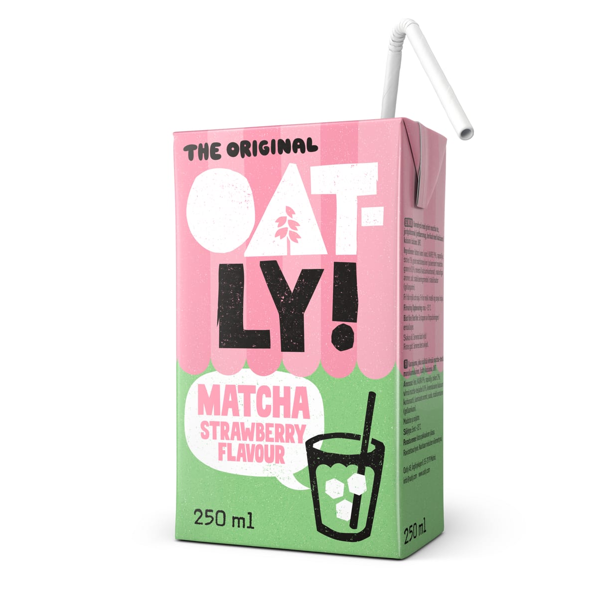 Oatly Oat Drink Matcha Strawberry Flavour