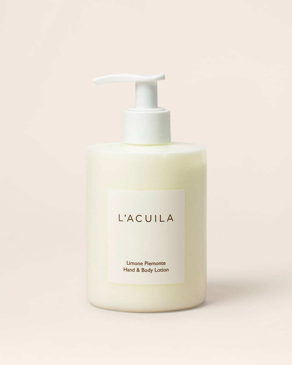 L'Acuila Limone Piemonte Hand & Body Lotion