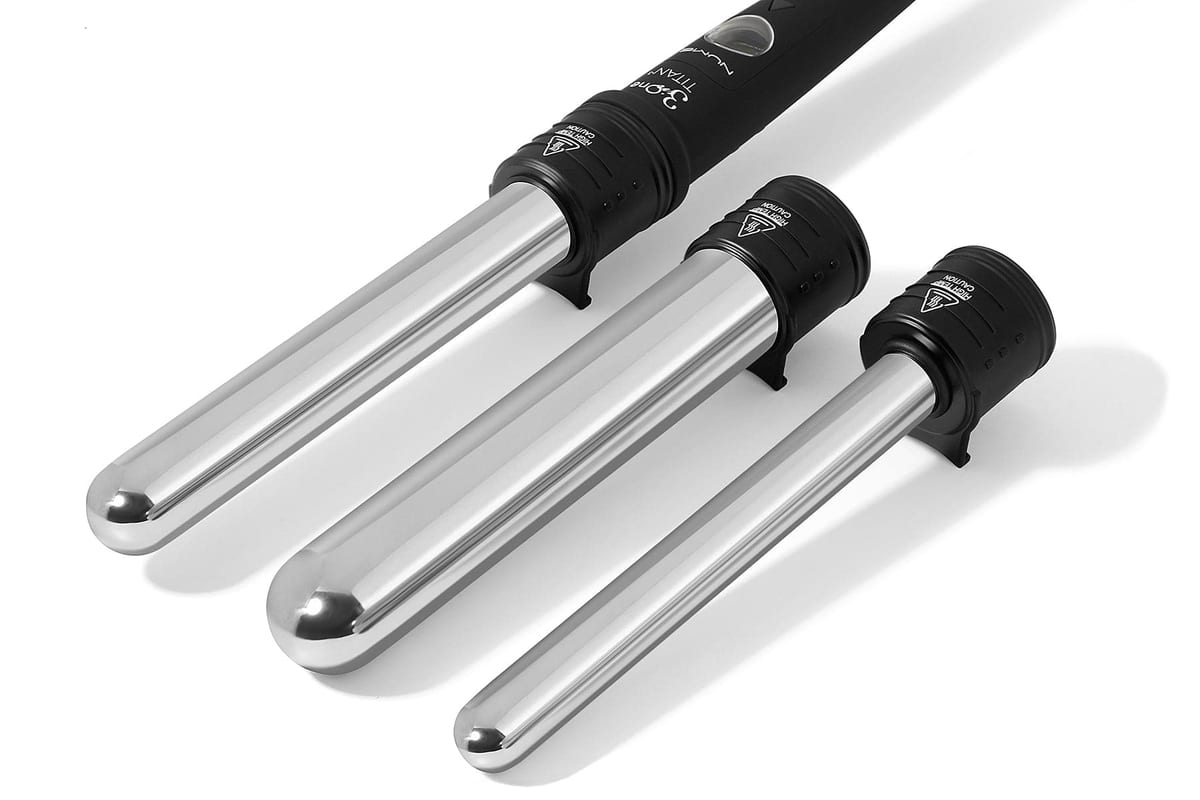 NuMe Titan 3, 3-in-1 Curling Wand Set
