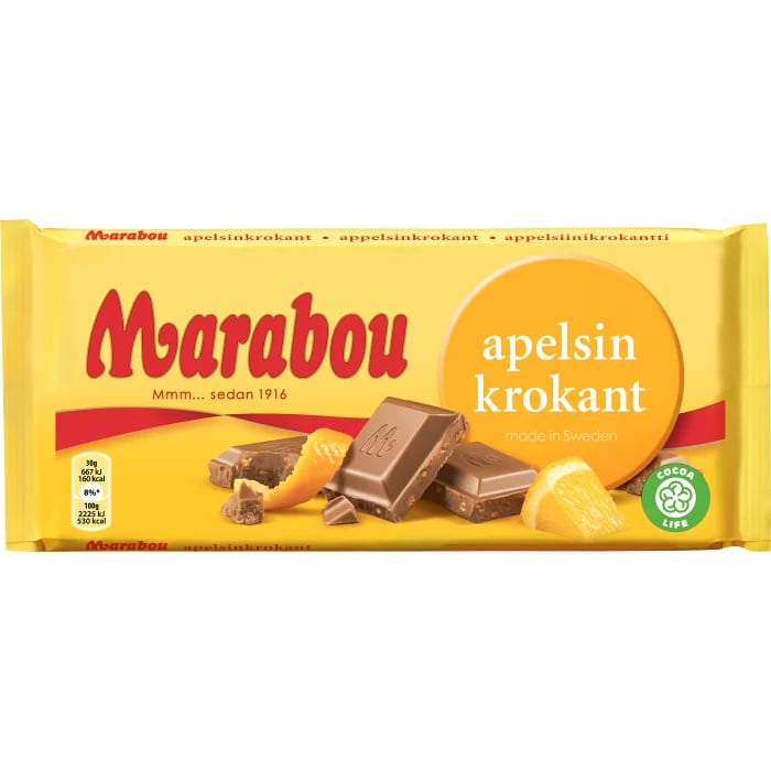 Marabou Apelsinkrokant