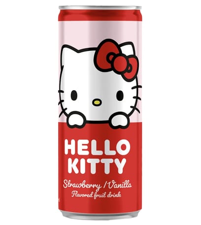 Hello Kitty Strawberry Vanilla Soda