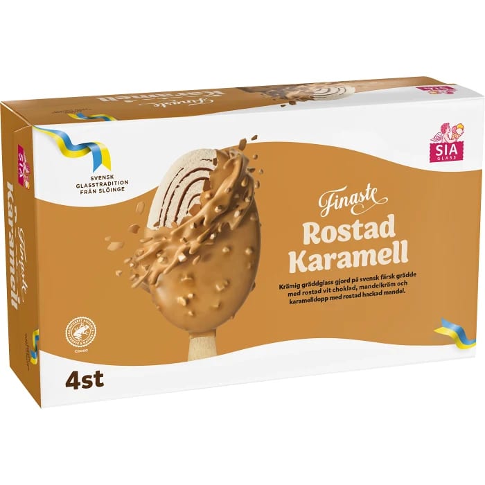 Sia Glass Finaste Rostad Karamell