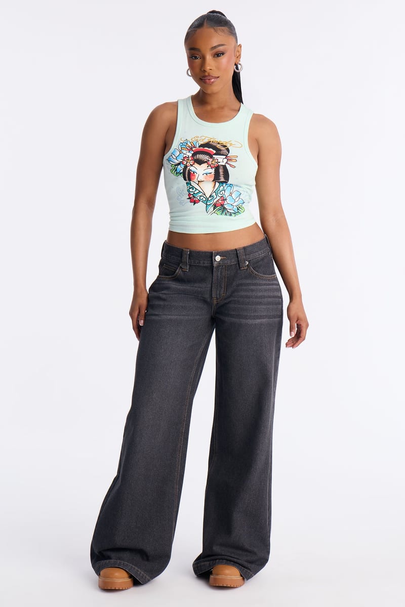 Fashion Nova After Hours Low Rise Baggy Jeans