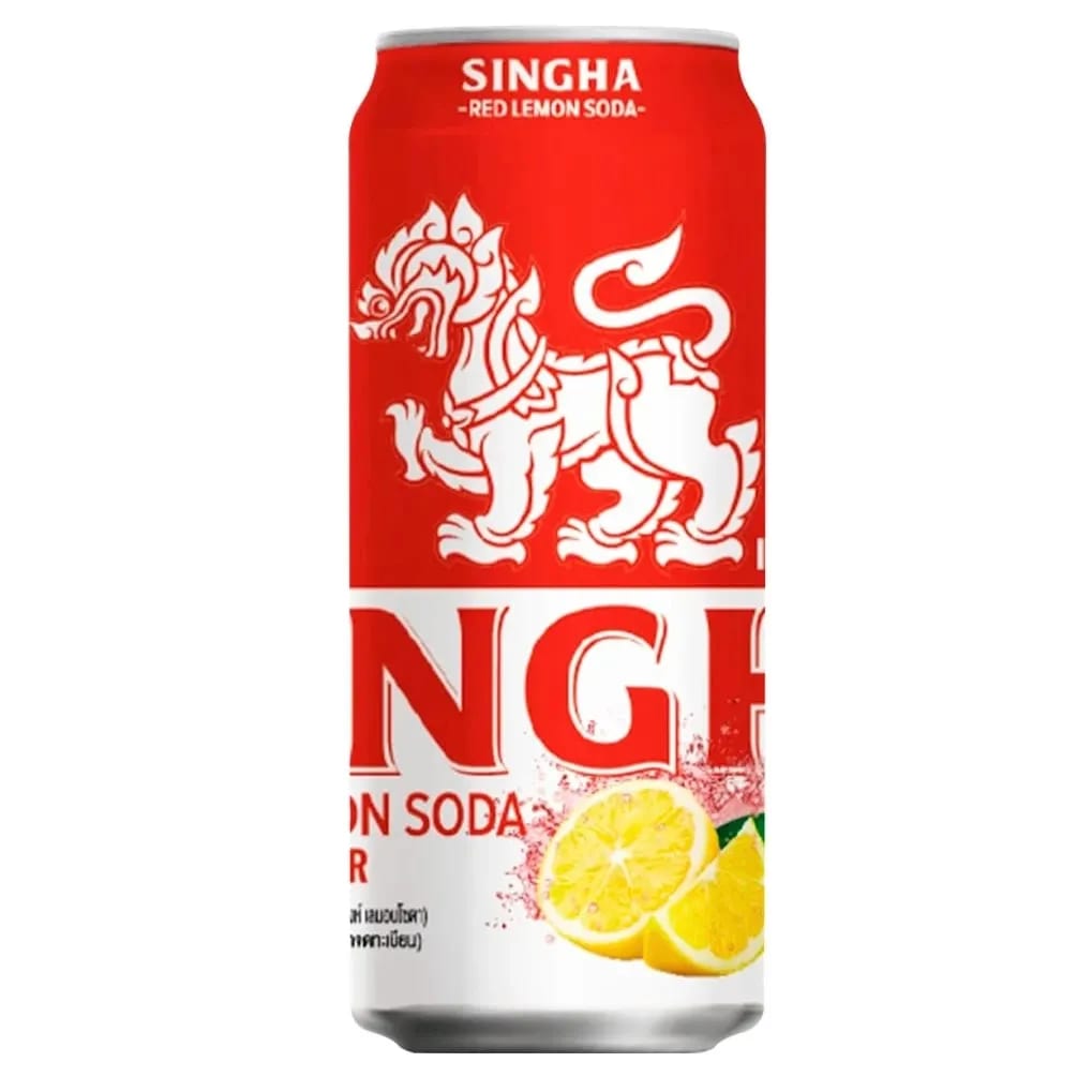 Singha Red Lemon Soda