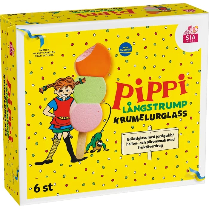 Sia Glass Pippi Krumelurglass
